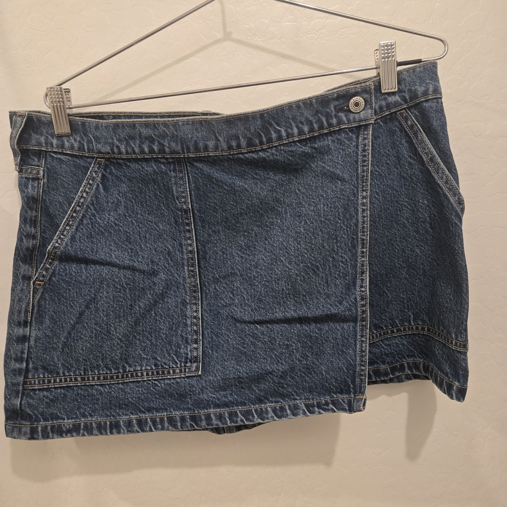 Abercrombie & Fitch Blue Denim Skirt